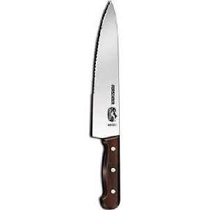  10 Wave Edge Chefs Sandwich Knife with Rosewood Handle 