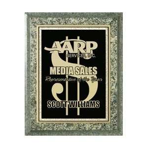  77167P    Recycled Cash Plaque with Lasered Plate 8 x 10 