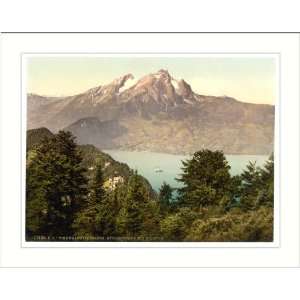  Burgenstock and Pilatus Lake Lucerne Switzerland, c. 1890s 