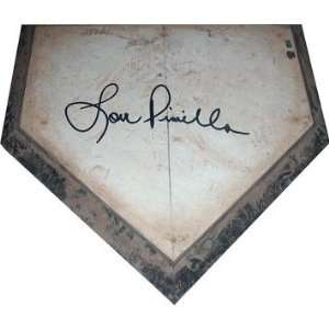 Lou Piniella Signed Wrigley Field Game Used Home Bullpen Home Plate 