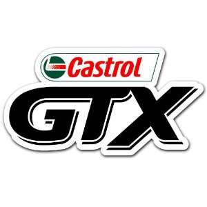  Castrol Gtx Racing Motor Oil Car Bumper Sticker 6x3 