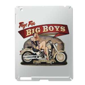  iPad 2 Case Silver of Toys for Big Boys Lady on Motorcycle 
