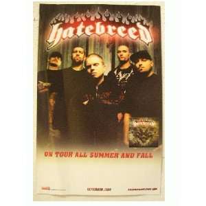   Breed Poster 2 Sided Hatebreed Supremecy Band Shot 