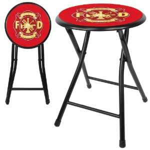   Folding Stool   Black   Game Room Products By Category American Heroes