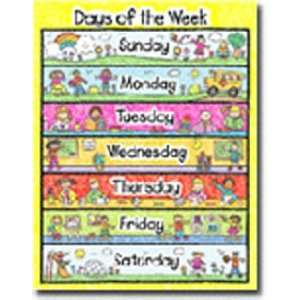   Carson Dellosa Cd 6392 Chart Days Of The Week Kid Drawn Toys & Games