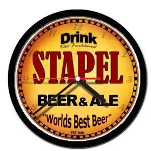  STAPEL beer and ale cerveza wall clock 