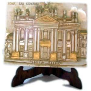   Fountain Plaque with FREE Keychain and Postcard