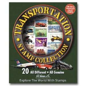   Stamp Collecting Packet   Transportation Stamps Toys & Games