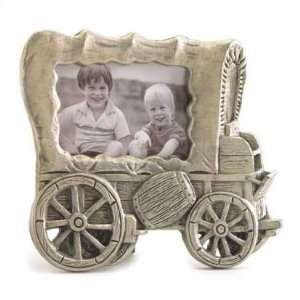  Pewter Stagecoach Photo Frame Baby