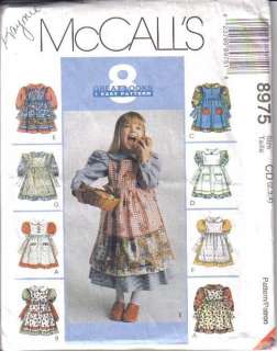   Pattern Little Girls Dress Spring Special Occasion Holiday  