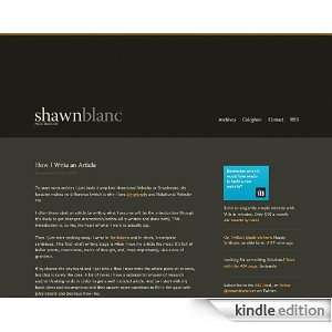  Shawn Blanc Kindle Store Shawn Blanc