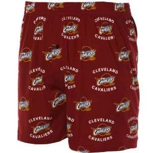  Cleveland Cavaliers Wine Maverick Boxer Shorts