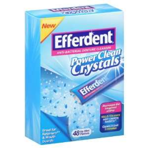  Efferdent Power Clean Crystals, 48 Count Health 