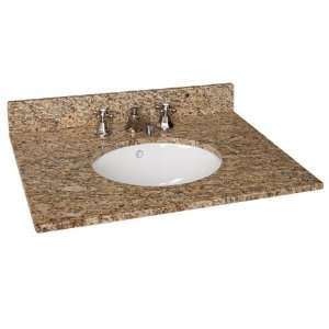 31 Granite Vanity Top w/ Undermount Sink   8 Faucet Holes   1 1/4 