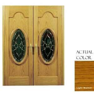   Series Wine Cellar   Glass Doors / Light Walnut Cabinet Appliances