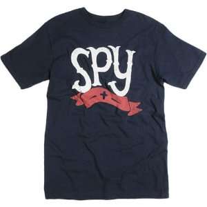 Spy Optic Banner Year Mens Short Sleeve Fashion Shirt   Navy / 2X 