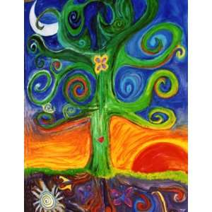  Celtic Tree Of Life print of oil painting 