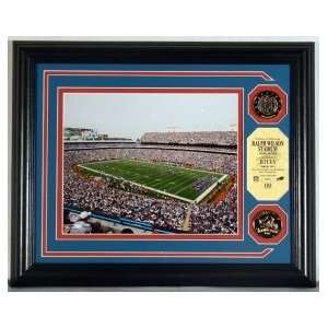  Ralph Wilson Stadium Photomint with 2 24KT Gold Coins 