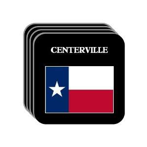  US State Flag   CENTERVILLE, Texas (TX) Set of 4 Mini 