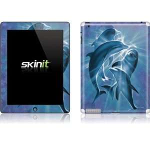  Gleaming Blue Dolphins skin for Apple iPad 2
