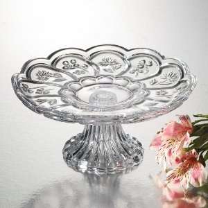   INCH MEDIUM CRYSTAL FOOTED CAKE PLATE   cake Stand