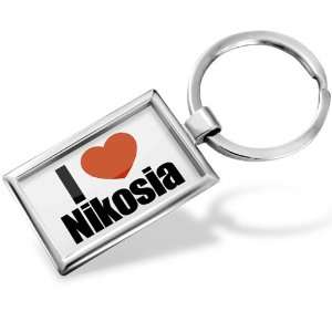 Keychain I Love Nicosia region Cyprus, Switzerland   Hand Made, Key 