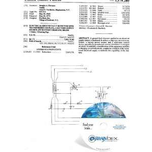 NEW Patent CD for ELECTRICAL GROUND FAULT DETECTOR WITH TRANSFORMER 