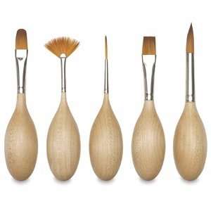  Blick Egg Handled Brushes   Round, Size 8 Arts, Crafts & Sewing