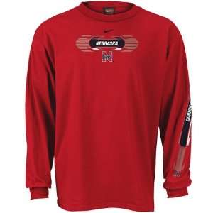   Red Youth Split Second Long Sleeve T shirt