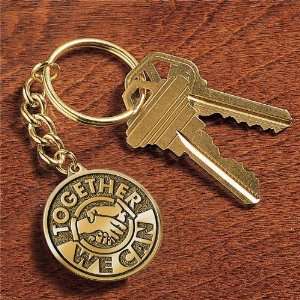  Successories Together We Can Medallion Key Chain