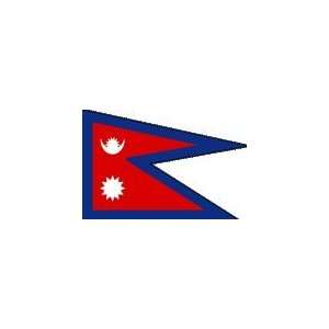 Nepal Flag, 5 x 8, Outdoor, Nylon 