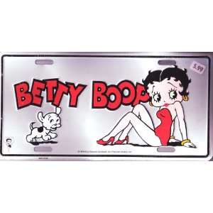  1998 Betty Boop Automobile License Plate 