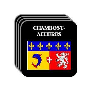  Rhone Alpes   CHAMBOST ALLIERES Set of 4 Mini Mousepad 