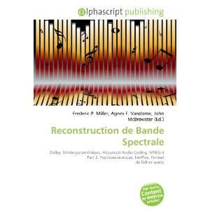  Reconstruction de Bande Spectrale (French Edition 
