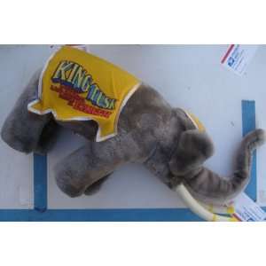 King Tusk Plush Elephan From Ringling Brothers, Barnum & Bailey Circus 