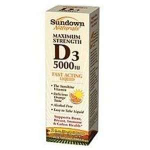  Vitamin D Liq 5000iu Sdwn Size 2 OZ Health & Personal 