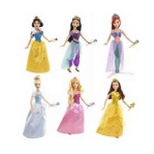  Disney Sparkling Princess Barbie Dolls Toys & Games