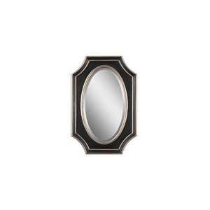  Uttermost Matte Black Chartres Mirror