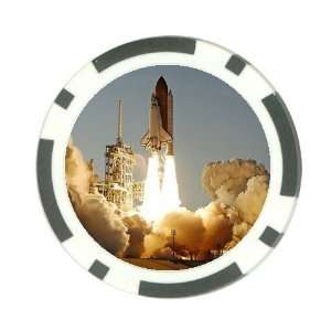  Space Shuttle Atlantis Launch NASA Poker Chip Card Guard 