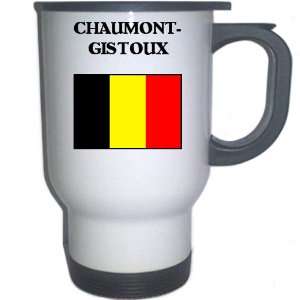  Belgium   CHAUMONT GISTOUX White Stainless Steel Mug 