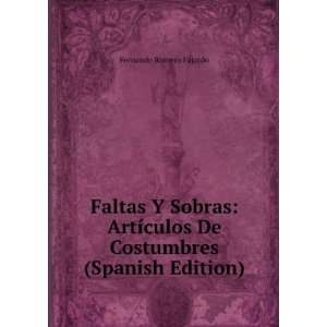   culos De Costumbres (Spanish Edition) Fernando Romero Fajardo Books