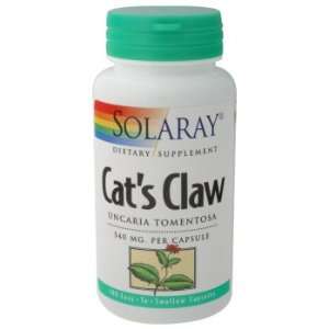  Solaray   Cats Claw, 540 mg, 100 capsules Health 