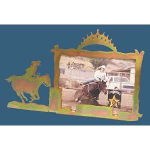  Barrel Race QUEEN 3X5 Horizontal Picture Frame (gold 