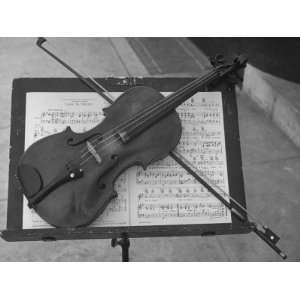  Close Up of Comedian Jack Bennys Violin Photographic 
