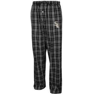 Chicago White Sox Black Plaid Event Pajama Pants   Sports 