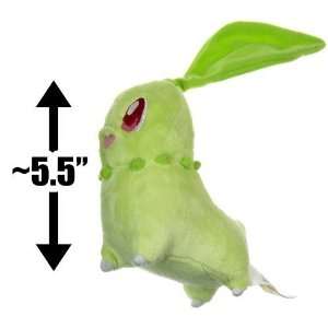  Chikorita ~5.5 Mini Plush   Jakks Pacific Pokemon Johto 