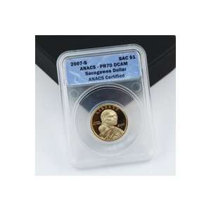 2007 Sacagawea Dollar Proof Ct 70   San Francisco Mint ANACS  