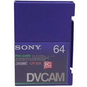  Sony PROF STD DVCAM 64 MIN 