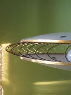 Chandelier Brass end Glass Modernist style 1950 Arredoluce stilnovo 