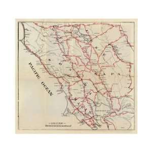  California Sonoma, Marin, Lake, and Napa Counties, c.1896 